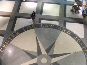 3. putting the law school into perspective. looking down