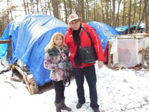 with Tara-Jean Vitale from NJ Discover at Tent City in February