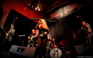 Robin DeLorenzo on stage.