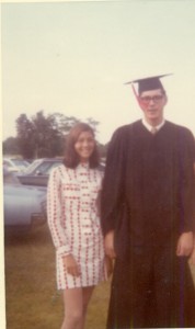 My graduation from Rutgers in 1969 pix with sister